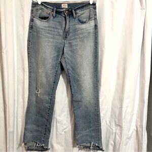 J. Crew Denim Blue Distressed Jeans